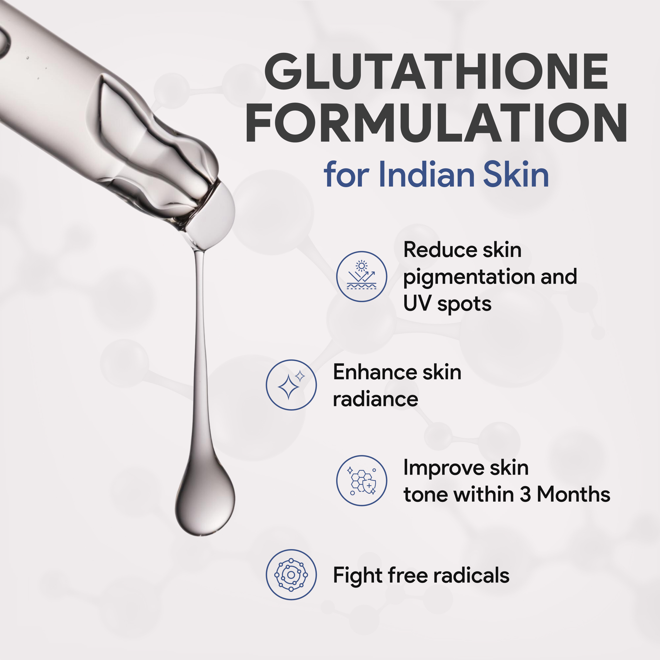 Graceberry 1% Glutathione & Vitamin C Face Serum for Skin Brightening view 3