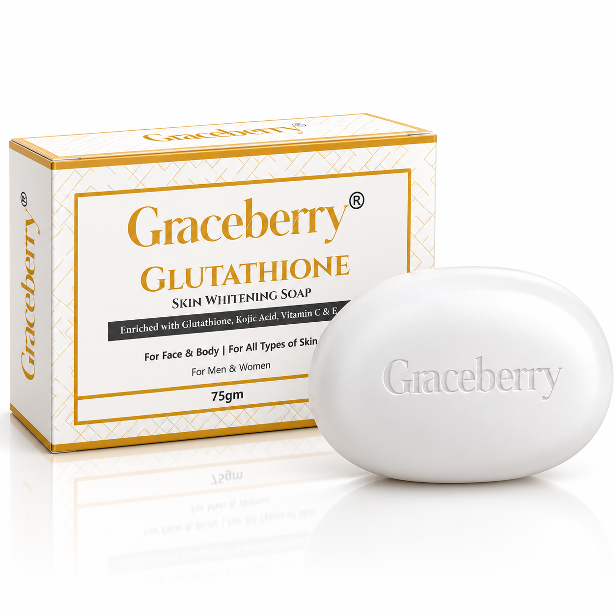 Graceberry Glutathione Skin Brightening Soap view 2