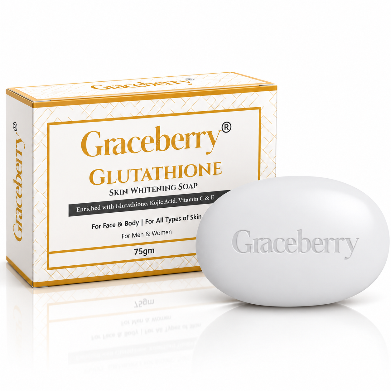 Graceberry Glutathione Skin Brightening Soap